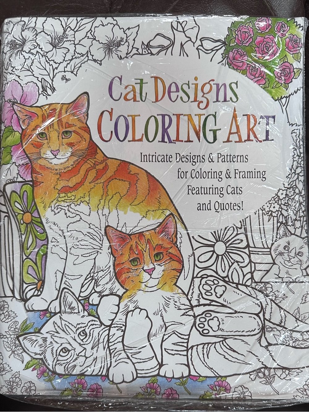 Cat Designs Coloring Art Book